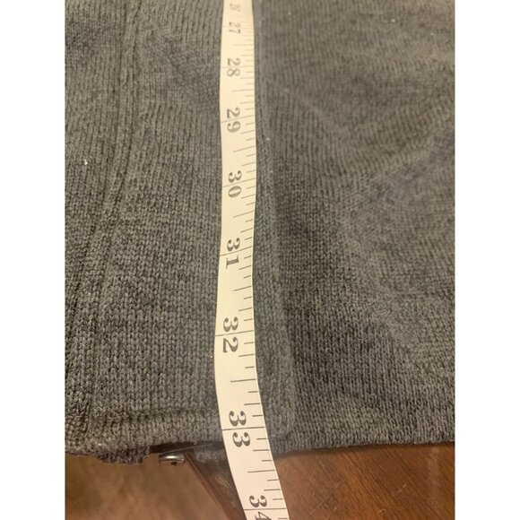 Lands End XL Tall Knit Outdoor Winter Sweater Jacket Coastal Grandma - Picture 7 of 7